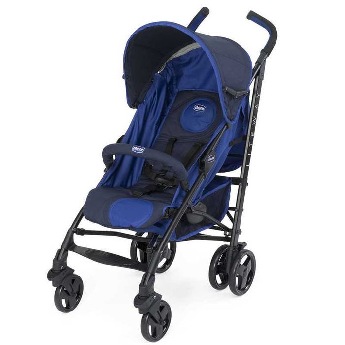 Chicco - Cărucior 3 in 1 cu umbrelă Albastru 7.5kg