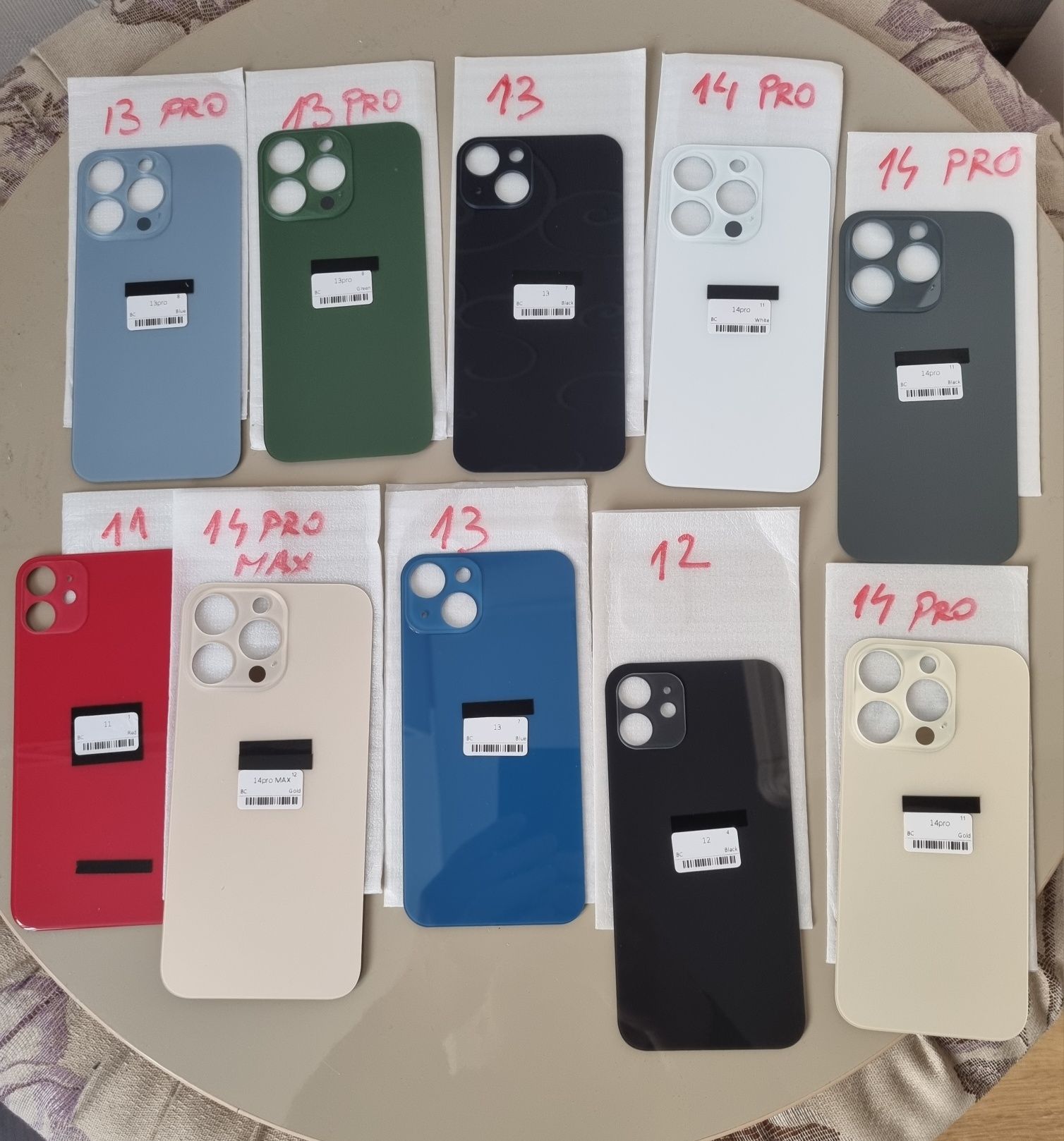 Capac Sticla spate iphone 13pro , 13 pro max , 14 pro max , 14 ,12