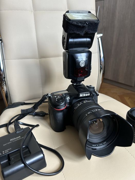 Nikon D7100 body +blit+2 obiective (sigma 17-50 f2.8 & nikkor 50 f1.8)