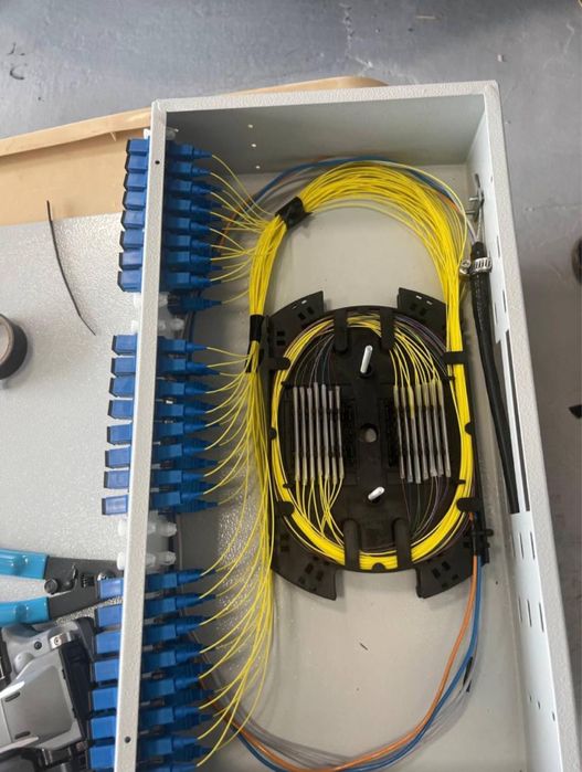 ВОЛС Сварка оптоволокна, монтаж муфт, оптического кросса, тест оптики.