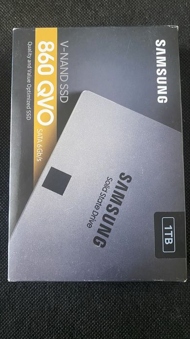 SIGILAT SSD intern Samsung 860 QVO 1TB SATA III 550MBs/520MBs