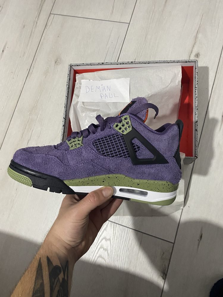 Jordan 4 Canyon Purple