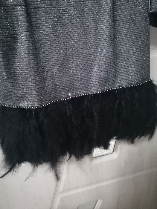 Rochiță scurtă argintie