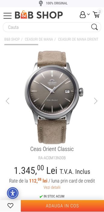 Orient RA-AC0M13N30B Ediție limitată; ORIGINAL, sigilat.