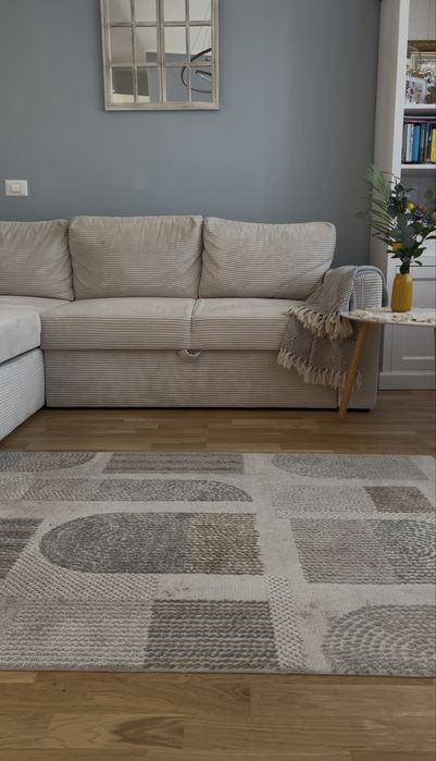 Canapea/coltar cu ladă - bej cozy