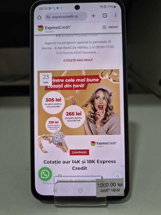 Samsung Galaxy A55 5G (AG32 B26537.1)*Garantie 2 ani!