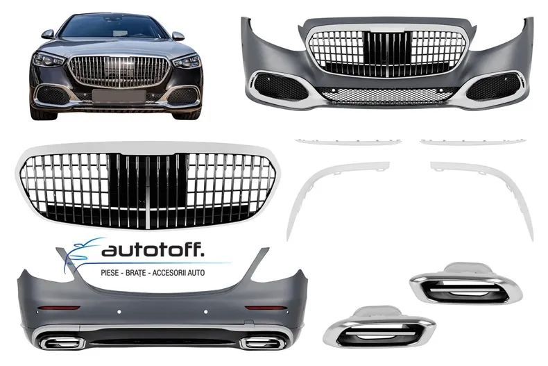 Pachet exterior compatibil Mercedes W213 (16-19) Conversie MBH W223