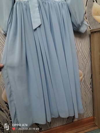 Платье женское голубой
