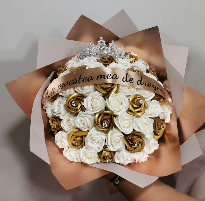 Buchete cu trandafiri de sapun