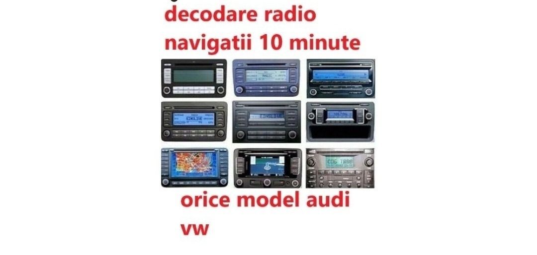 Radio cd Vw navigatie Rns510 315 decodat cu decodare pin