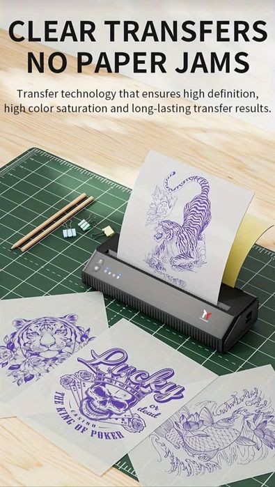 Тату принтер, термален принтер за шаблони/ tattoo printer