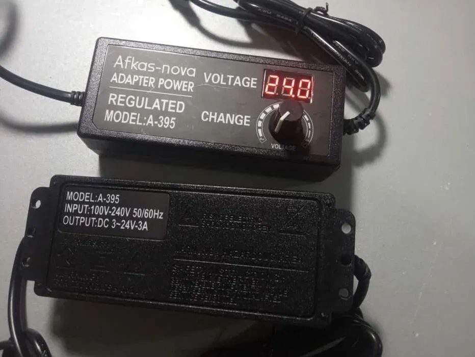 с регулировкой и с дисплеем - блок питания - 3-12 / 3-24 вольта