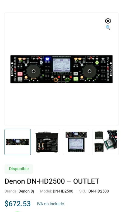 Mixer Denon DN-HD2500