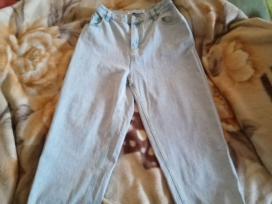 джинсы бигбои широкие