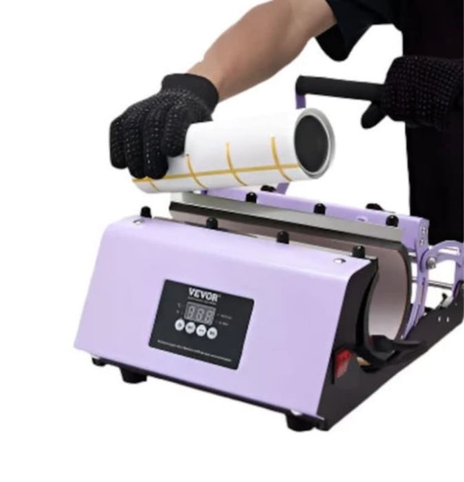 Термопреса с чаша Vevor, 11-30 oz, двойна станция, 12.8 lbs, сублимаци