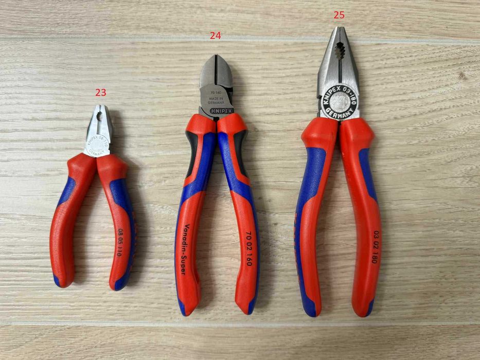 Различни модели клещи KNIPEX