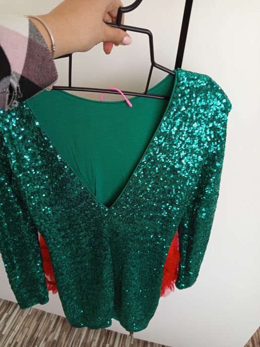 Рокля (с/ м) и рокля за бебе 80 см