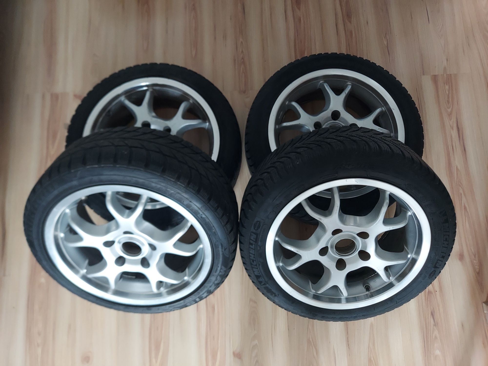Set 4 jante aliaj 16” cu anvelope all-season – BMW E36 – 205 45 R16