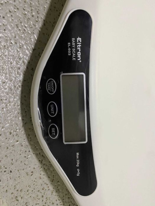 Cantar bebelusi afisaj LCD + metru masurat, capacitate 20Kg Eltron