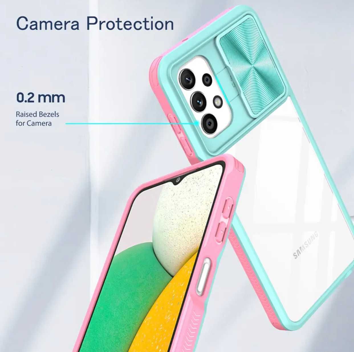 Husa transparenta cu protectie metalică Samsung Galaxy A53 / S20 FE 5G