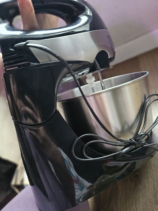 Mixer de mână Mixer electric 2 în 1 cu boluri de 3,5 litri, 5 viteze c