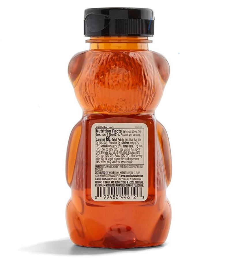 Мёд из США/Чистый мёд без добовок/340 гр/