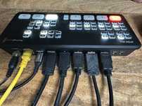 Mixer video ATEM mini cu 4 intrari HDMI, usb webcam out si HDMI out