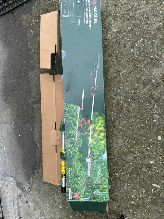 Parkside 2в1 телескопичен храсторез и трион