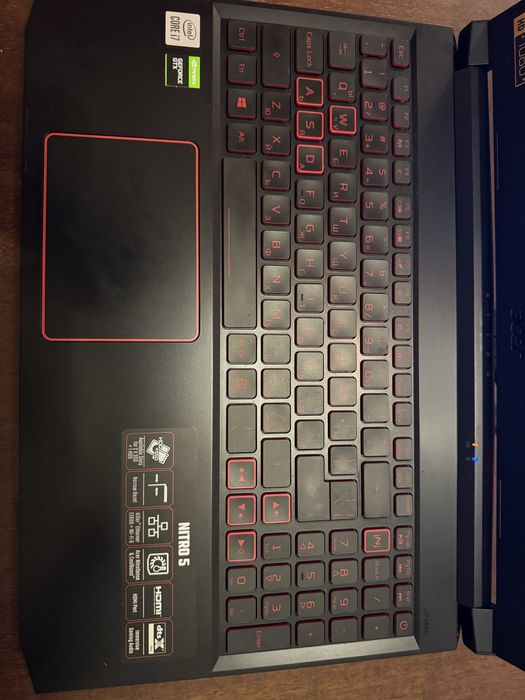Геймърски лаптоп - Acer Nitro 5 (i7 / 16GB RAM / GTX 1650Ti)