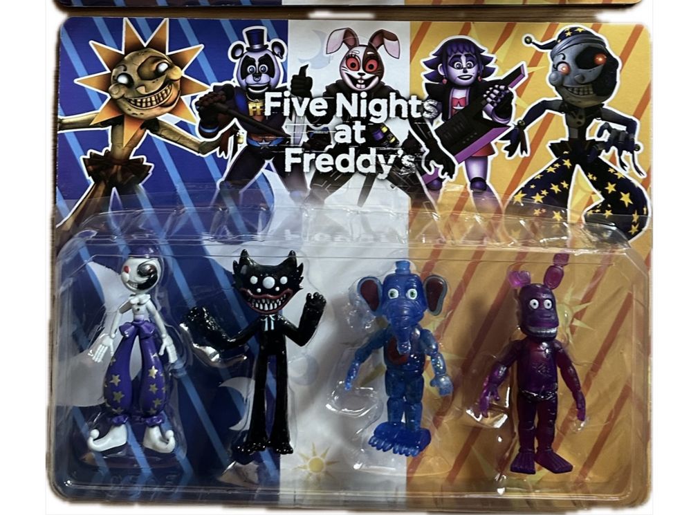 Set format din 4 figurine, Five Nights at Freddy's, NOU