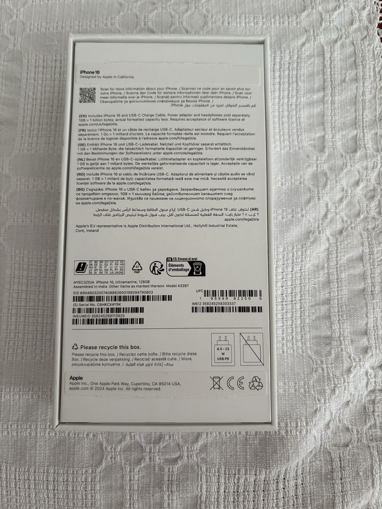 Iphone 16 + husa mobilfox