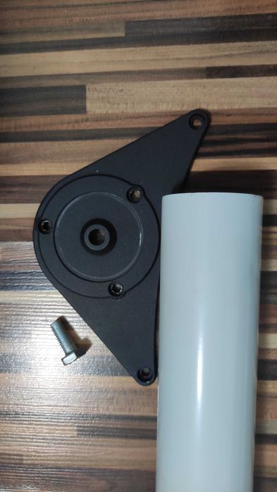 Picior mobila, pentru masa, reglabil, metalic, alb, 710 mm, set 4