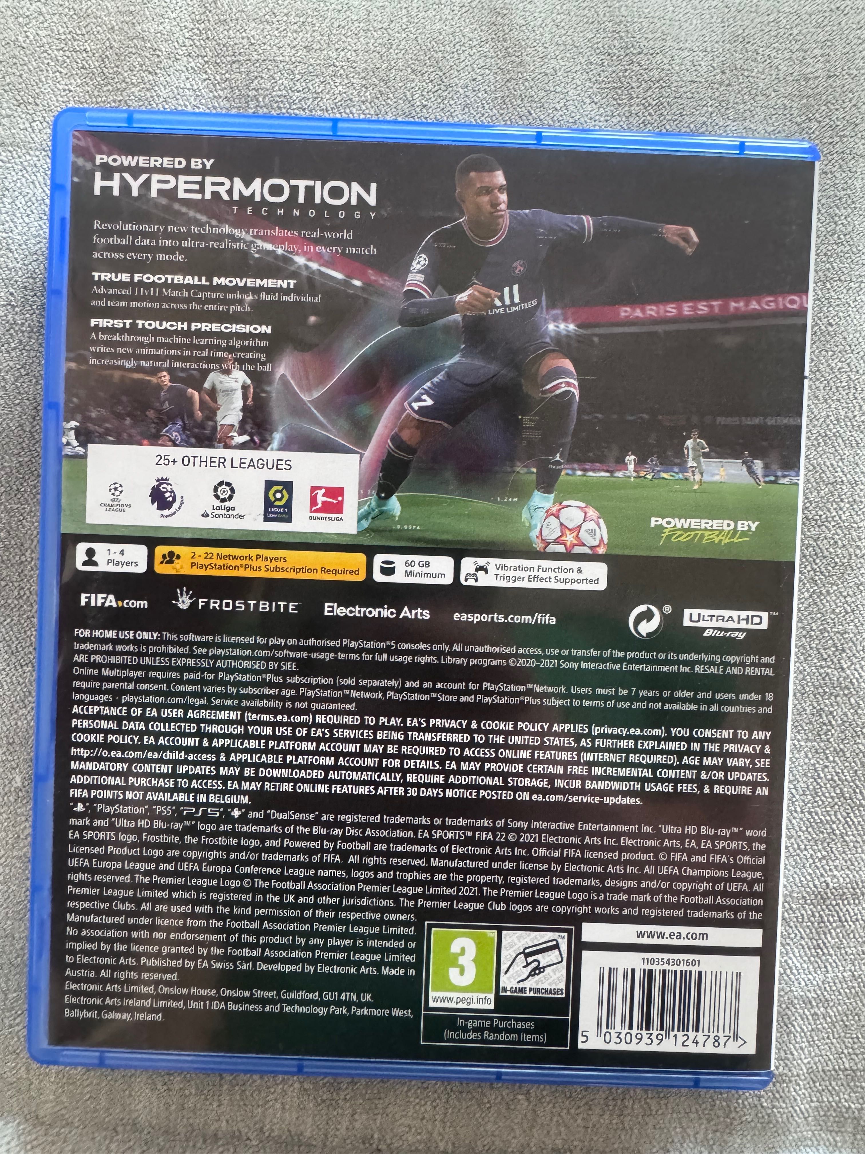 Запазена FIFA 22 за PS 5