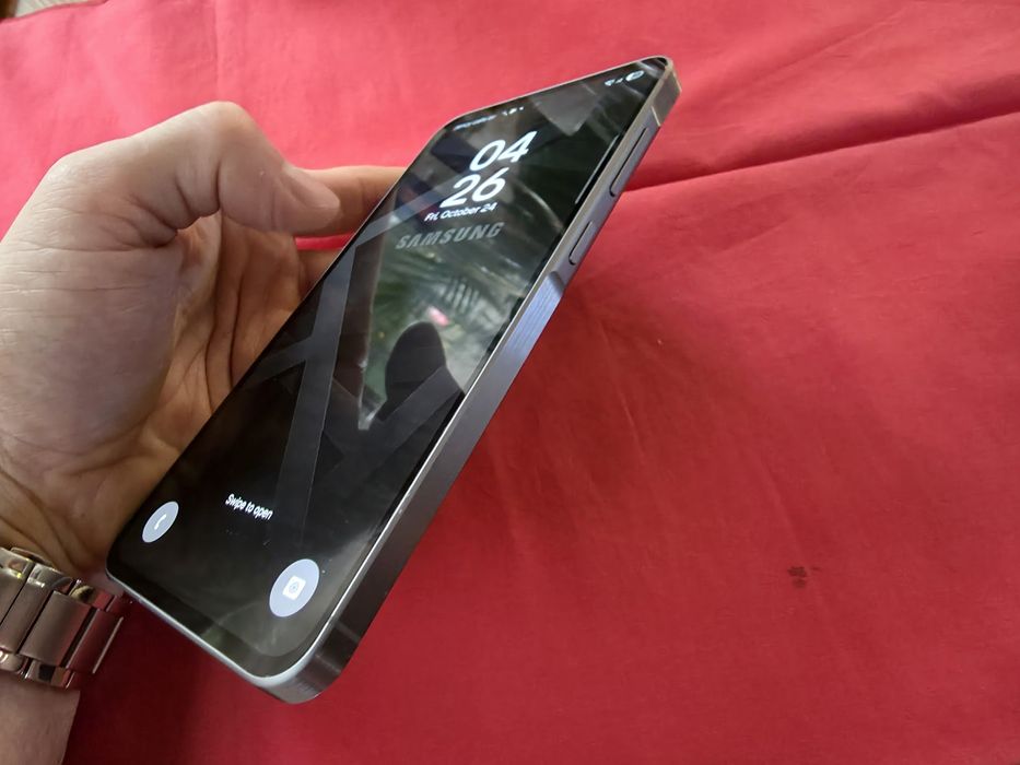 -Samsung A56, Negru, 128Gb, 8Ram, doar telefonul, ireprosabil, stare p