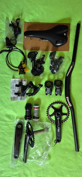 Нови Shimano, Sram, Ultegra, Prologo, Race face, RENTHAL FATBAR