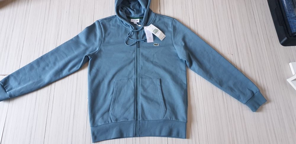 Lacoste Full Zip Hoodie  4 - M НОВО! ОРИГИНАЛ! Мъжка Качулка с цял цип