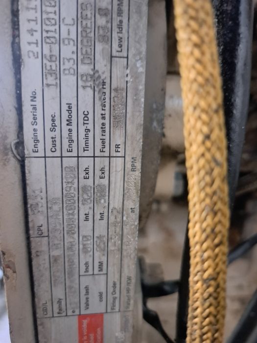 Cummins 83.9-C motor.              
If you are interested, please con.