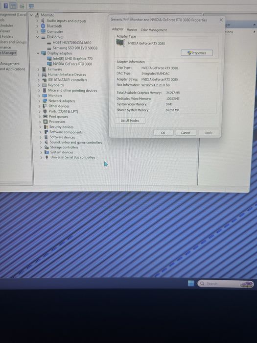 Kit PC Gaming I7 14700K RTX 3080 32GB RAM