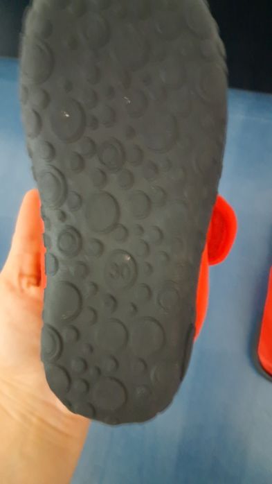 Papucei de casa cu Mos Craciun marimea 30