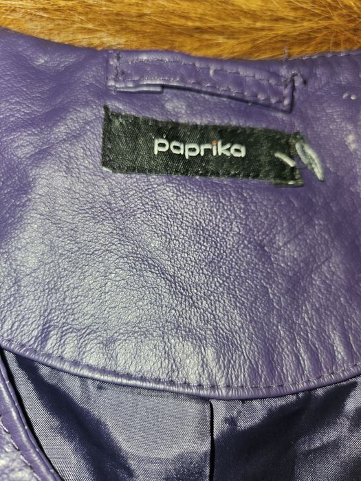 Vand jacheta scurta din piele eco mov de dama M