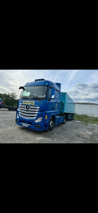 Vand camion mercedez actros 1845/2014 si bena cereale Stas 51 mc /2015