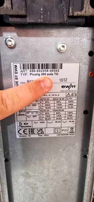 EWM PicoTig 200 Puls an 2023  aparat sudura ewm