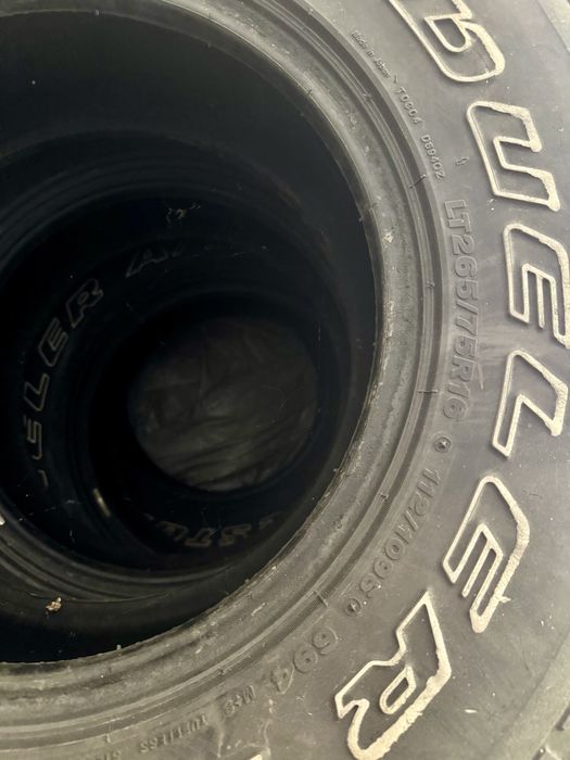 265 75 16 Bridgestone Dueler A/T