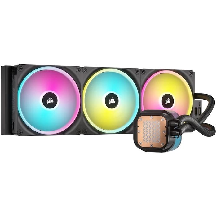Cooler procesor AIO Corsair iCUE LINK H170i RGB, 420mm, racire lichid