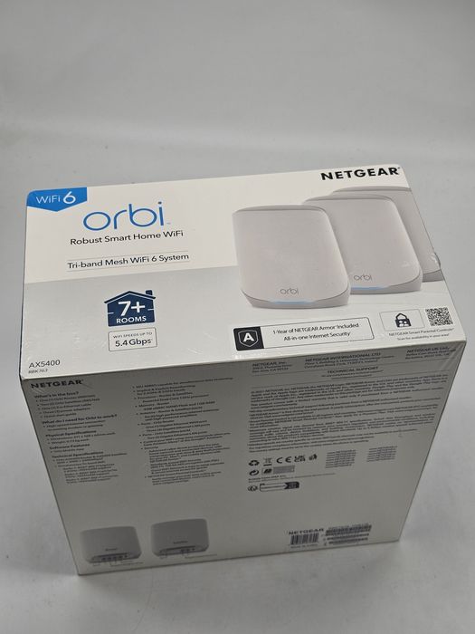 Oferta! Router wireless NetGear Orbi WiFi6 Tri-Band Mesh System Set of