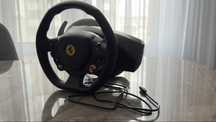 Игровой руль Thrustmaster Ferrari + педали + диски PS4/PS5
