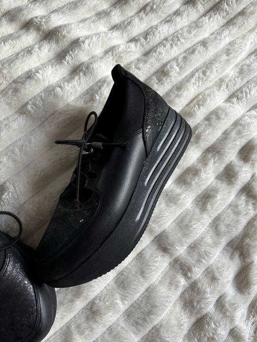 Pantofi piele talpa ortopedica