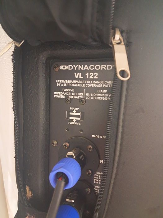 Dynacord VL 122 Made in Germany set 2 boxe