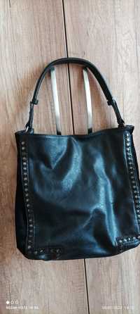 Черна чанта от еко кожа