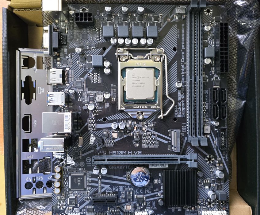 Материнская плата + ЦП Intel core i5 10400